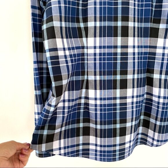Chaps button down shirt with long sleeves, 💯 cotton non-iron, petite  size - Picture 6 of 9
